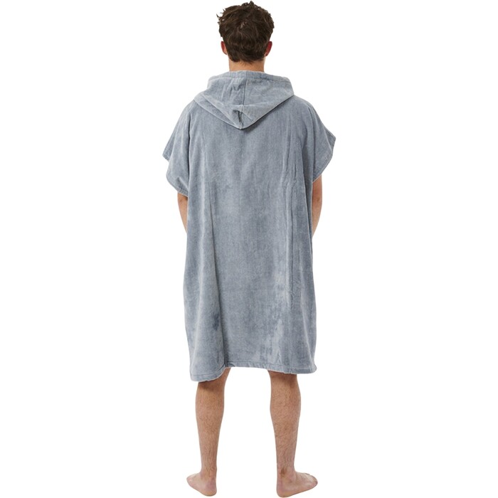 2024 Rip Curl Mens Logo Hooded Towel Changing Robe / Poncho 00GMTO - Blue